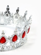 Корона топпер для торта серебрянная - Фото 2