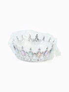 Корона топпер для торта серебряная - Фото 3