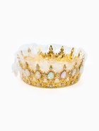 Корона топпер для торта золотая - Фото 3