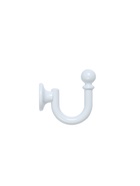 Держатель для штор «ТУНДРА» KS003, однорожковый, белый, 2 шт. - Фото 5