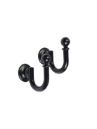 Держатель для штор «ТУНДРА» KS003, однорожковый, черный, 2 шт. - фото 60173912