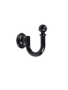 Держатель для штор «ТУНДРА» KS003, однорожковый, черный, 2 шт. - фото 60173913