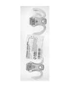 Крючок мебельный CAPPIO HIDDEN, двухрожковый, цвет хром, 2 шт. 10905609