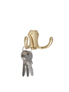 Крючок мебельный CAPPIO HIDDEN, двухрожковый, цвет матовое золото, 2 шт. - Фото 3