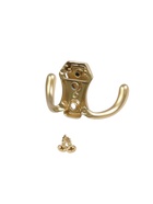 Крючок мебельный CAPPIO HIDDEN, двухрожковый, цвет матовое золото, 2 шт. 10905611