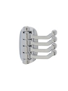 Крючок мебельный CAPPIO OCTOPUS, четырехрожковый, цвет хром - Фото 4