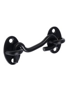 Крючок ветровой LOCKLAND KV001, L=75 мм, нержа, цвет черный, 2 шт - фото 809310560