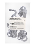 Крючок ветровой LOCKLAND KV001, L=100 мм, нержа, цвет черный, 2 шт - фото 809310568