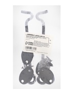 Крючок ветровой LOCKLAND KV001, L=150 мм, нержа, цвет черный, 2 шт - фото 809310573