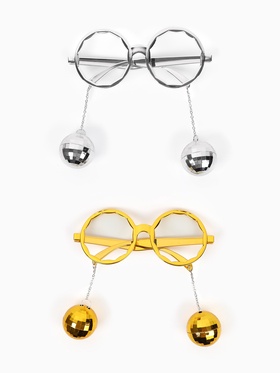 Карнавальные очки гиганты «Диско-шар», цвета МИКС