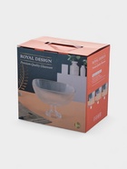 Фруктовница, 20.4×14 см, на ножке, стекло, прозрачная - фото 7677316