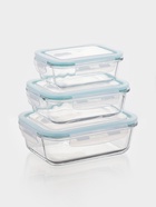 Набор контейнеров, 3 шт.: 410/690/1040 мл, стекло, прозрачный - Фото 2