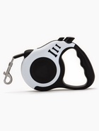 Рулетка для собак «Зарница» , 3 м, до 11.5 кг, чёрно-белая - фото 809310691