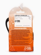 Рулетка для собак «Зарница» , 3 м, до 11.5 кг, чёрно-белая - фото 809310694