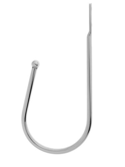 Держатель для штор «ТУНДРА» KS011, однорожковый, цвет хром, 2 шт.