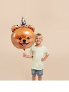 Воздушный шар фольгированный 28" «Собака в колпачке» 10947068