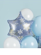 Воздушный шар фольгированный 19" «Снежинка» - фото 119110551
