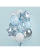 Воздушный шар фольгированный 19" «Снежинка» - фото 119110555