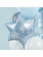 Воздушный шар фольгированный 19" «Снежинка» - фото 119110556