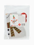 Воздушные шары фольгированные 17" «Веселый снеговик», 5 шт., для палочек - фото 61950376