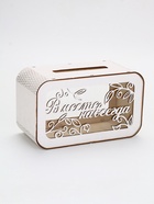 Свадебный семейный банк 25 х 15 х 12,5 см - фото 60871584