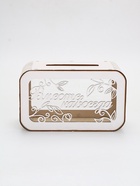 Свадебный семейный банк 25 х 15 х 12,5 см - фото 60871587