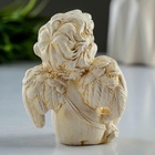 УЦЕНКА Фигура «Ангел с сердцем» позолота, 6×8×5 см 10956433