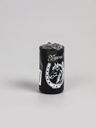 УЦЕНКА Свеча цилиндр 50×100 мм «Символ года. Конь в подкове», чёрная, с накаткой 10956449