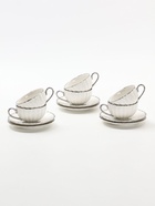 УЦЕНКА Чайный сервиз "Вивьен" 6 чашек 200 мл, 6 блюдец d-15 см, цвет серый - Фото 9