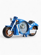 УЦЕНКА Часы настольные будильник детский «Мотоцикл», с подвесом, 27×13 см, циферблат d=8 см - Фото 3