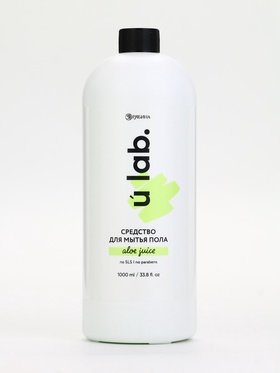 Средство для мытья пола, аромат мякоть алоэ, 1000 мл, ULAB
