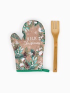 Набор подарочный «Доляна» Magic Christmas: варежка-прихватка, лопатка деревянная - Фото 2