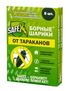 Средство от тараканов SAFEX, борные шарики, набор, 2 коробки по 8 шт. - фото 60979671