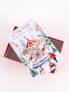 Коробка подарочная «Новый год 2026», карусель из лошадей, 32.5×20×12.5 см - фото 8089617