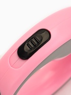 Рулетка - поводок для собак, лента 3 м, розовая/серая - фото 809310853