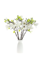 Цветы искусственные «Магнолия галант», 56×11 см, белые  (артикул 10902908)  большой выбор товаров оптом и в розницу по низким ценам с доставкой