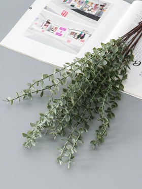 Цветы искусственные «Эвкалипт цинерия», h=53 см, зелёные