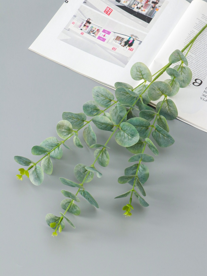 Цветы искусственные «Эвкалипт шёлковый», h=80 см, зелёные - Фото 1