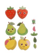 Набор для шитья развивающий «Шьем Сами. Фрукты» 10948694