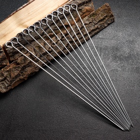 {{photo.Alt || photo.Description || 'УЦЕНКА Набор шампуров-спиц 12 шт., рабочая часть - 47 см, ширина - 3 мм, толщина - 3 мм'}}