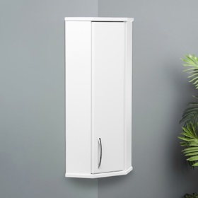 УЦЕНКА Шкаф навесной для ванной комнаты угловой «ПШ», 25×25×70 см 10956602