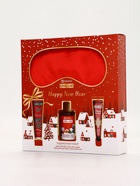 Подарочный набор новогодний: гель для душа, крем для рук, бальзам для губ, маска для сна, URAL LAB - фото 119110607