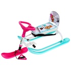 УЦЕНКА Снегокат «Twiny1+» с забавными медвежатами, со спинкой, голубой, розовый, TW1+/ЗМ Nika Kids 10956636