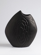 Ваза «Бего», 24×21 см, керамика, чёрная - фото 60174149