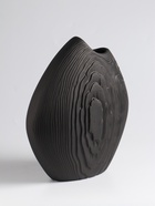 Ваза «Бего», 24×21 см, керамика, чёрная - фото 60174150