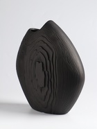 Ваза «Бего», 24×21 см, керамика, чёрная - фото 60174151