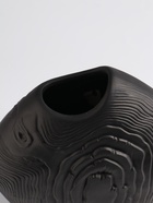 Ваза «Бего», 24×21 см, керамика, чёрная - фото 60174153