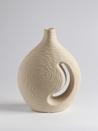 Ваза «Невада», 23×16.5 см, керамика, бежевая - фото 60174185