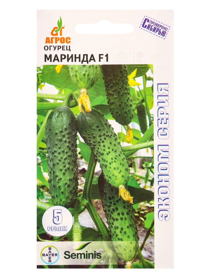 Семена Огурец «Маринда», F1, 5 шт., «Агросс» - Фото 1