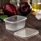 Контейнер одноразовый с крышкой, пластик, набор 10 шт., 250 мл, 10.8×8.2×4.6 см, прозрачный - Фото 2